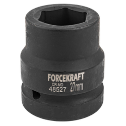 Головка ударная 1'', 27мм (6гр.) FORCEKRAFT FK-48527