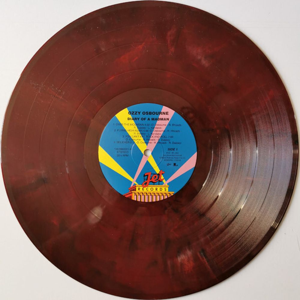 Ozzy Osbourne. Diary of a Madman (40th anniversary). 1 LP (Limited Marbled Vinyl). Оззи Осборн. Коллекционное издание на мраморном виниле