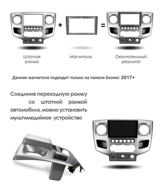 Магнитола для ГАЗ Соболь Бизнес, Газель Бизнес 2017-2025+ - Teyes CC3-2K-360 монитор 10.36" 2K QLED на Android 10, Быстрая, CarPlay, 4G SIM-слот, 4 камеры в комплекте