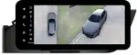 Магнитола для KIA Rio 4, Rio X 2020-2022, Solaris KRS/KRX (без штатной КЗВ, рамка глянец) - Teyes LUX ONE 360 монитор 12.3" 2K QLED на Android 10, Быстрая, CarPlay, 4G SIM-слот, 4 камеры в комплекте