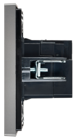 FORTE&PIANO Розетка USB A+C 3,1А FP550 сталь IEK