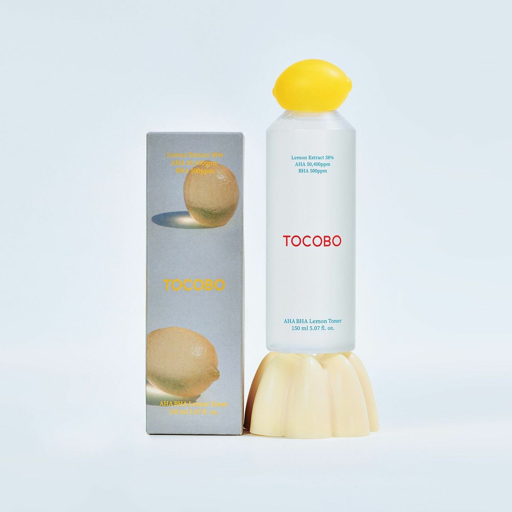 Tocobo Тонер-эксфолиант кислотный с экстрактом лимона - AHA BHA lemon toner, 150мл