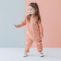Комбинезон с клапаном и капюшоном "Коралл" утепленный