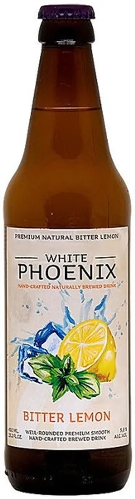 Медовуха Белый Феникс Горький Лимон / White Phoenix Bitter Lemon 0.45 - стекло
