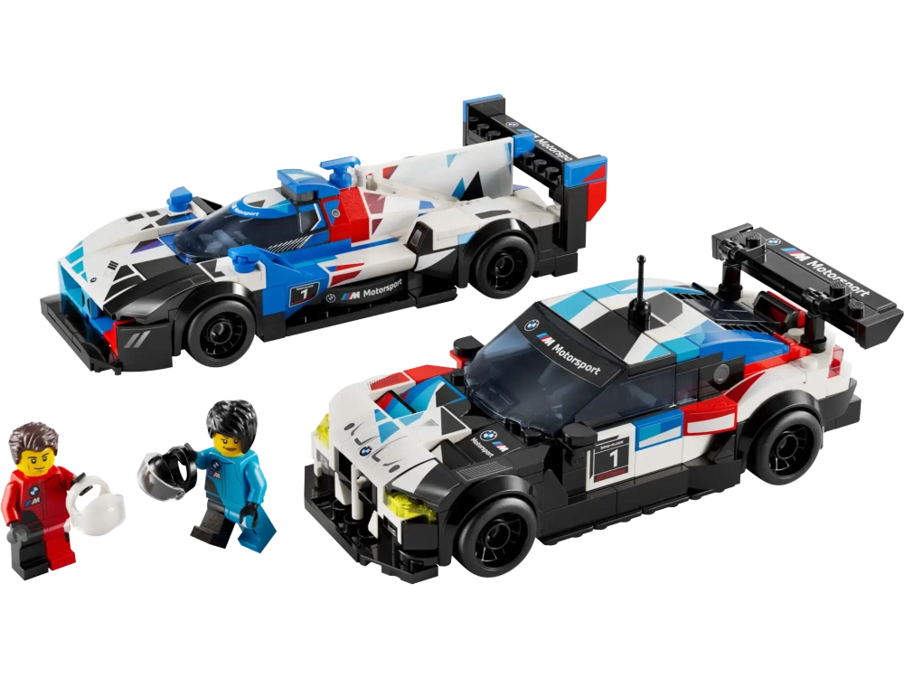 Конструктор LEGO Speed Champions 76922 Гоночные автомобили BMW M4 GT3 и BMW M Hybrid V8