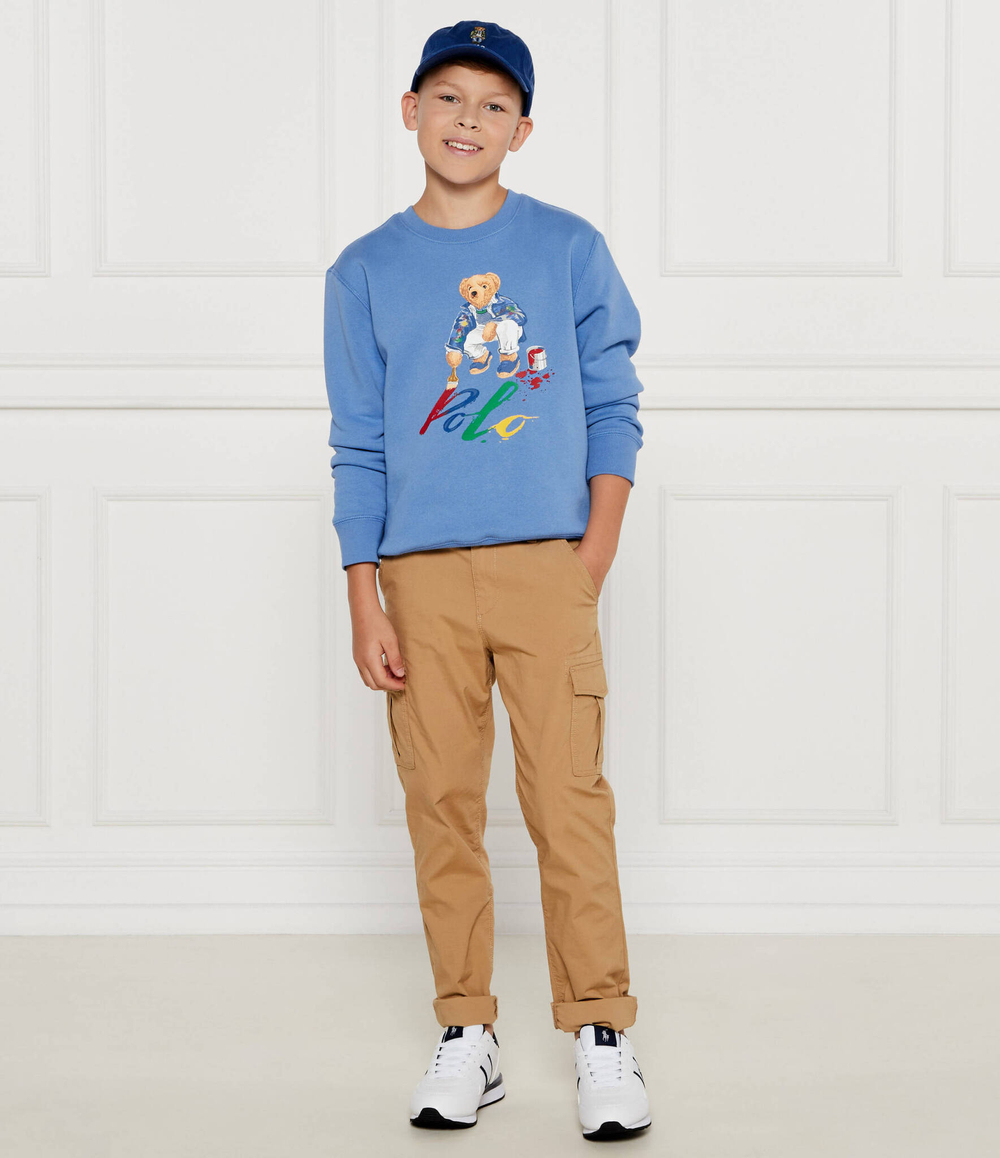 Худые LSCNM4 KNIT POLO RALPH LAUREN - голубой(919722)