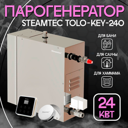Steamtec TOLO KEY 240 - 24 кВт (ВЛАГОСТОЙКИЙ модуль управления). парогенератор для хамама и турецкой бани