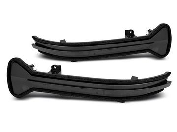 Повторители указателей поворота в зеркала для BMW 5 G30 /G31 (17-...) / 7 G11 / G12 (15-19) LED динамические темные