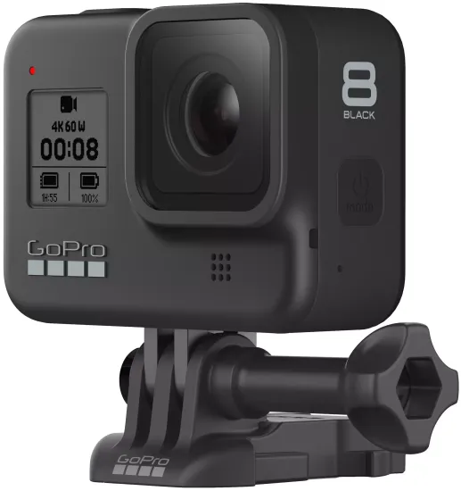 Экшн-камера GoPro HERO8 CHDHX-801, 12МП, 3840x2160, 1220 мА·ч