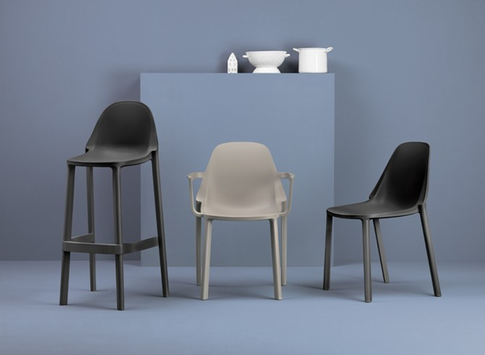 Кресло пластиковое Scab Design Piu, тортора