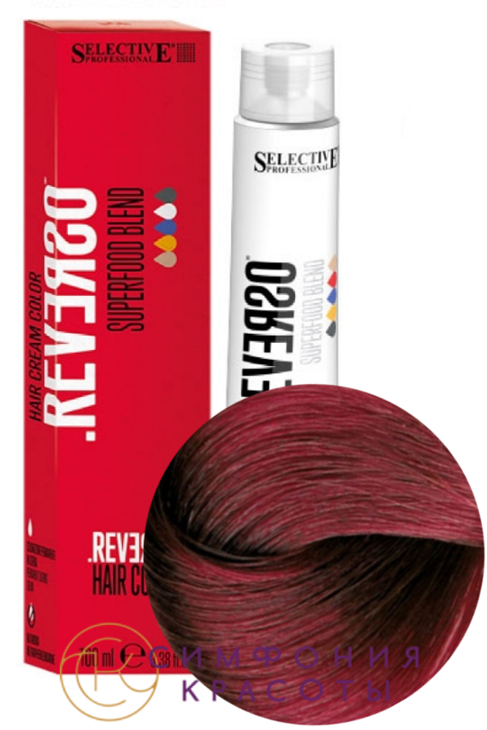 7.66 "Reverso Hair Color"Блонд красный интенсивный 100мл