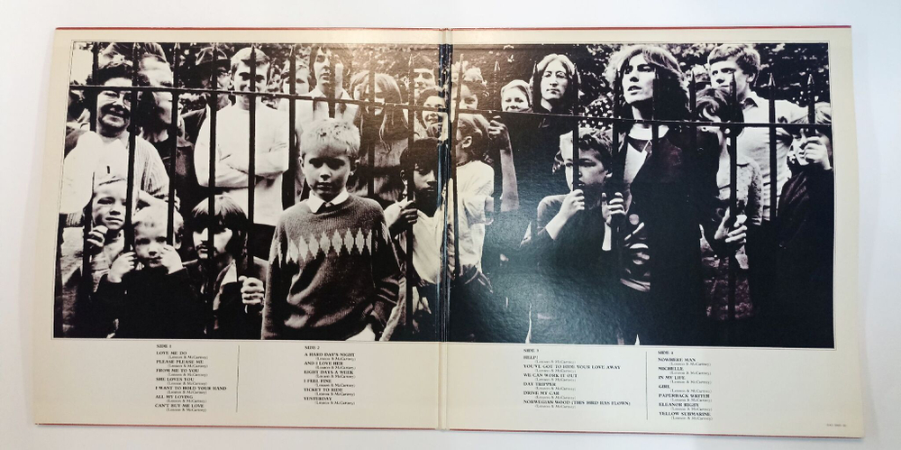 Винтажная виниловая пластинка LP The Beatles 1962 1966 2LP (Japan 1982)