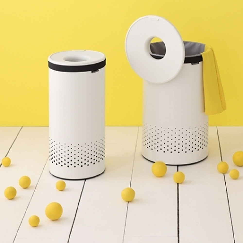 Бак Brabantia 35л белый в интерьере