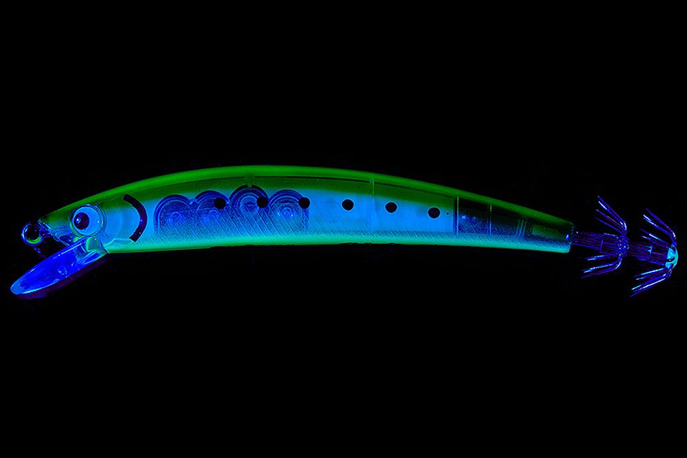 Кальмарный воблер HIGASHI Pelagic 19g #10 Green Iwashi