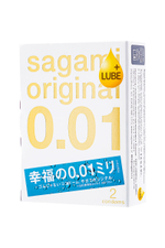 Презервативы SAGAMI Original 002 полиуретановые EXTRA LUB