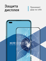 Защитное стекло ROSCO для Oppo Reno4 Lite;OPPO Reno5 Lite;OPPO A74 4G;OPPO Reno5;OPPO Reno6 оптом (арт. OPPO-R4L-FSP-GLASS-BLACK)