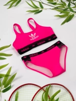Купальник раздельный спортивный с топом Adidas