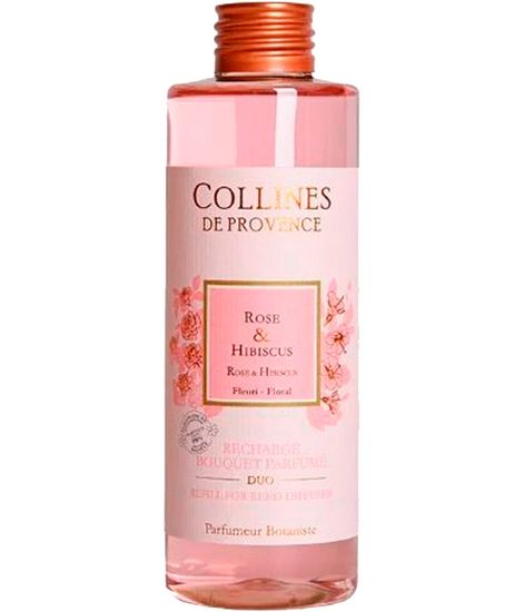 Rose and Hibiscus, наполнитель для аромадиффузора Duos Parfumes collection, Collines de Рrovencе