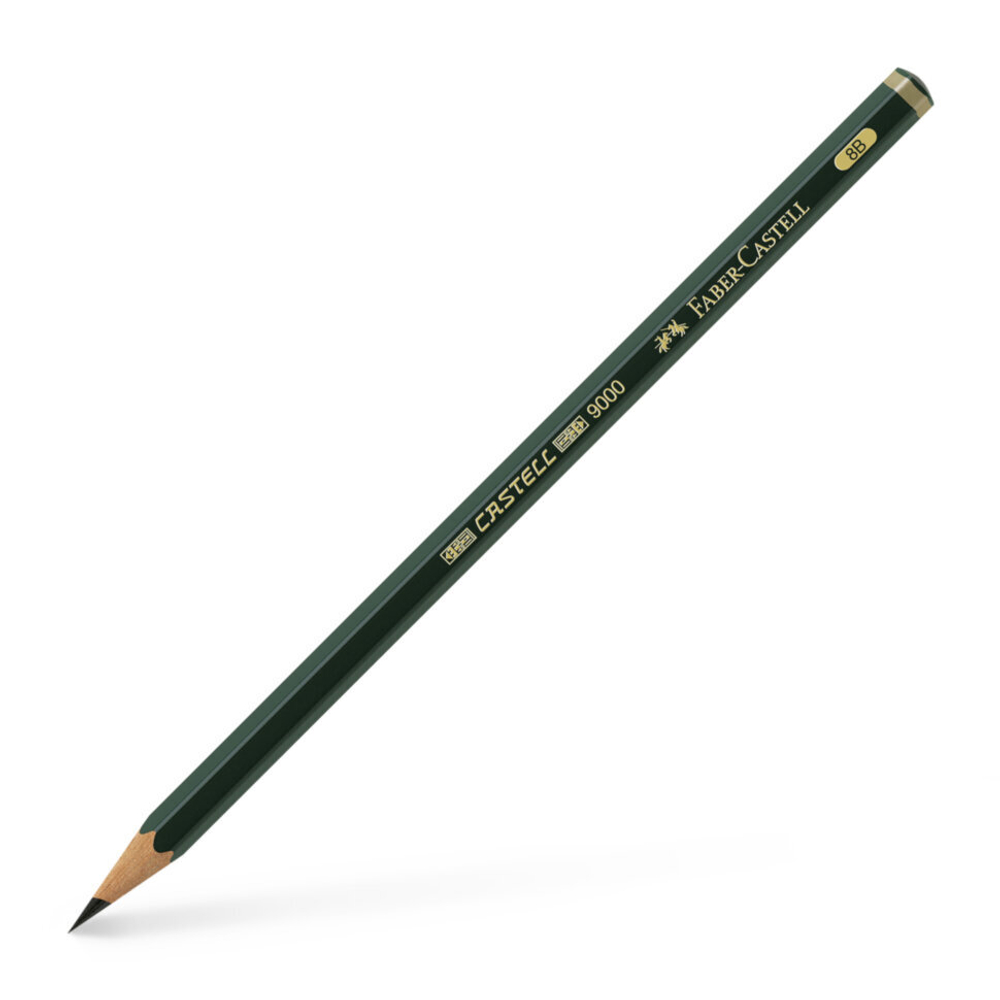 Карандаш ч/г Faber-Castell "Castell 9000" 8В