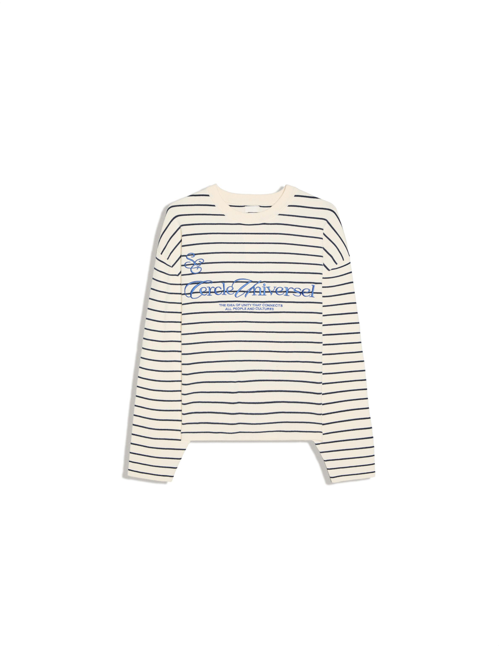 Мужской джемпер с круглым вырезом и вышивкой, арт. 3190/663 - BERSHKA