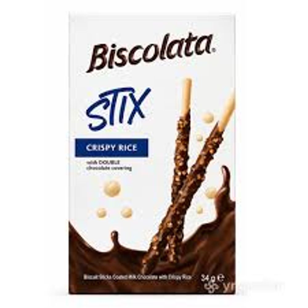 СЛ. BISCOLATA STIX CRISPY RICE 34гр 12шт в уп