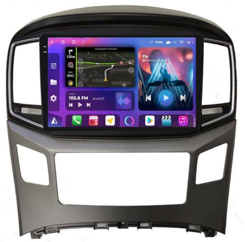 Магнитола для Hyundai H1, Grand Starex 2015-2022 - FarCar BM586M-2K монитор 9.5" 2K QLED на Android 14, Быстрая, CarPlay, 4G SIM-слот