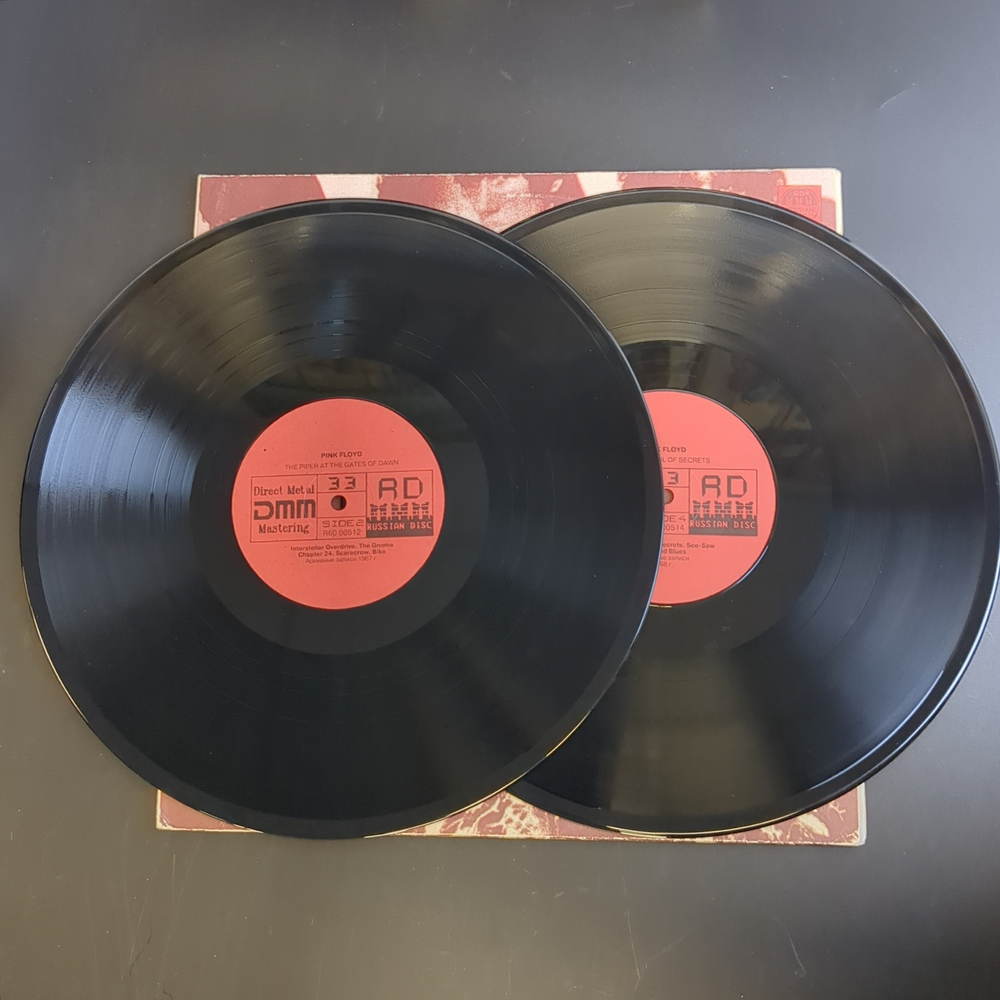 2 LP Pink Floyd - 1967-68 – The Piper At The Gates Of Dawn. 2 Виниловая пластинка 12 дюймов. Русский диск 1992 год.
