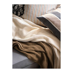 Плед IKEA HUMLEMOTTL желто-бежевый 130х170 см (из Финляндии)