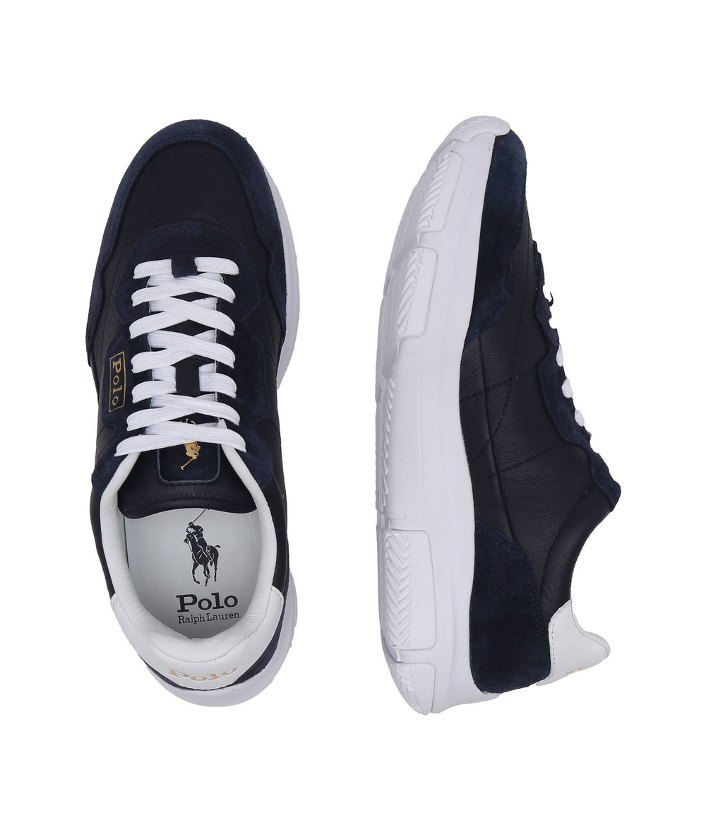 Кожаные кроссовки POLO RALPH LAUREN - темно-синий(809931239)