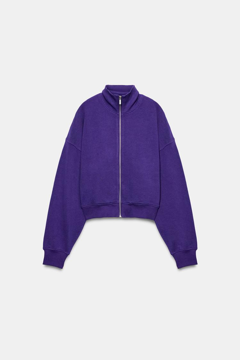 ZARA ТОЛСТОВКА С МОЛНИЕЙ, МОРСКОЙ СИНИЙ