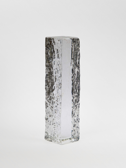Стеклянный кирпич Glassio Айс бесцветный 20x5x5 см