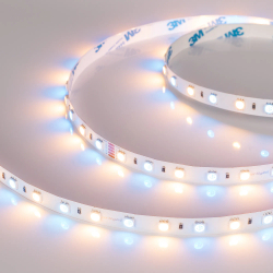 Светодиодная лента RT-B60-10mm 24V RGBW-Warm (14.4 W/m, IP20, 5060, 5m) (Arlight, Открытый) 018327(2)