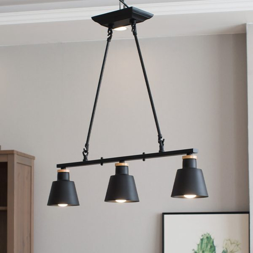 Подвесной светильник Home Light Астерия MMD-LED A070-3-3xE27 черный