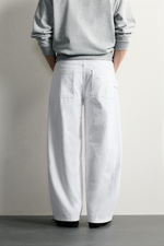 БРЮКИ BARREL FIT — ZARA