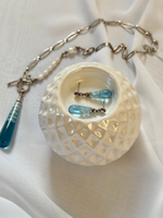 Серьги Nature Bijoux, Pearl, с жемчугом в смоле, NB22.2-12-77493 (голубой)