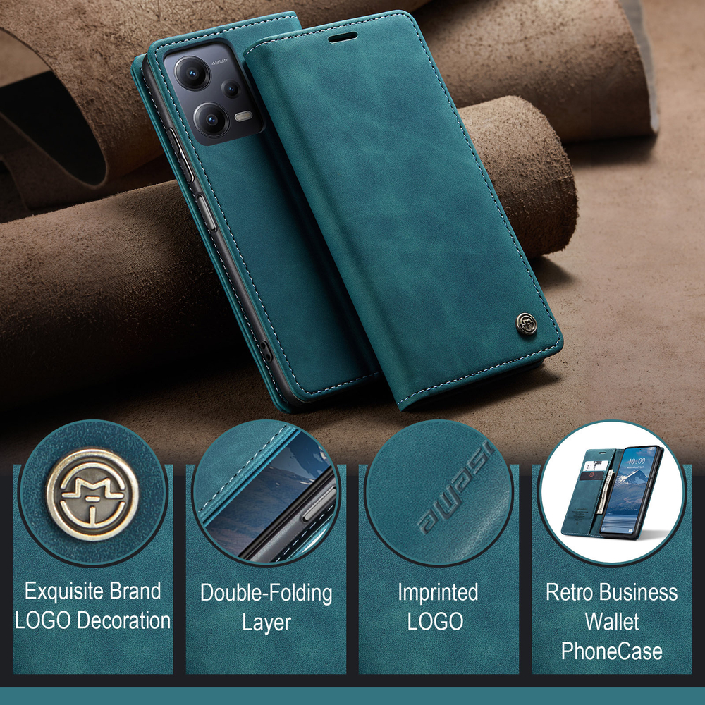 Чехол-книжка CaseMe Matte Xiaomi Redmi Note 12 5G