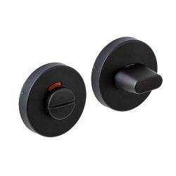 Фиксатор с индикатором занятости APECS WC-0206-INOX/201-BLM черный матовый