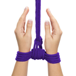 Хлопковая верёвка для бондажа и шибари "Fetish Bondage Rope", Lovetoy (фиолетовый)