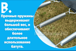 Батут с сеткой и лестницей, диаметр 14 футов