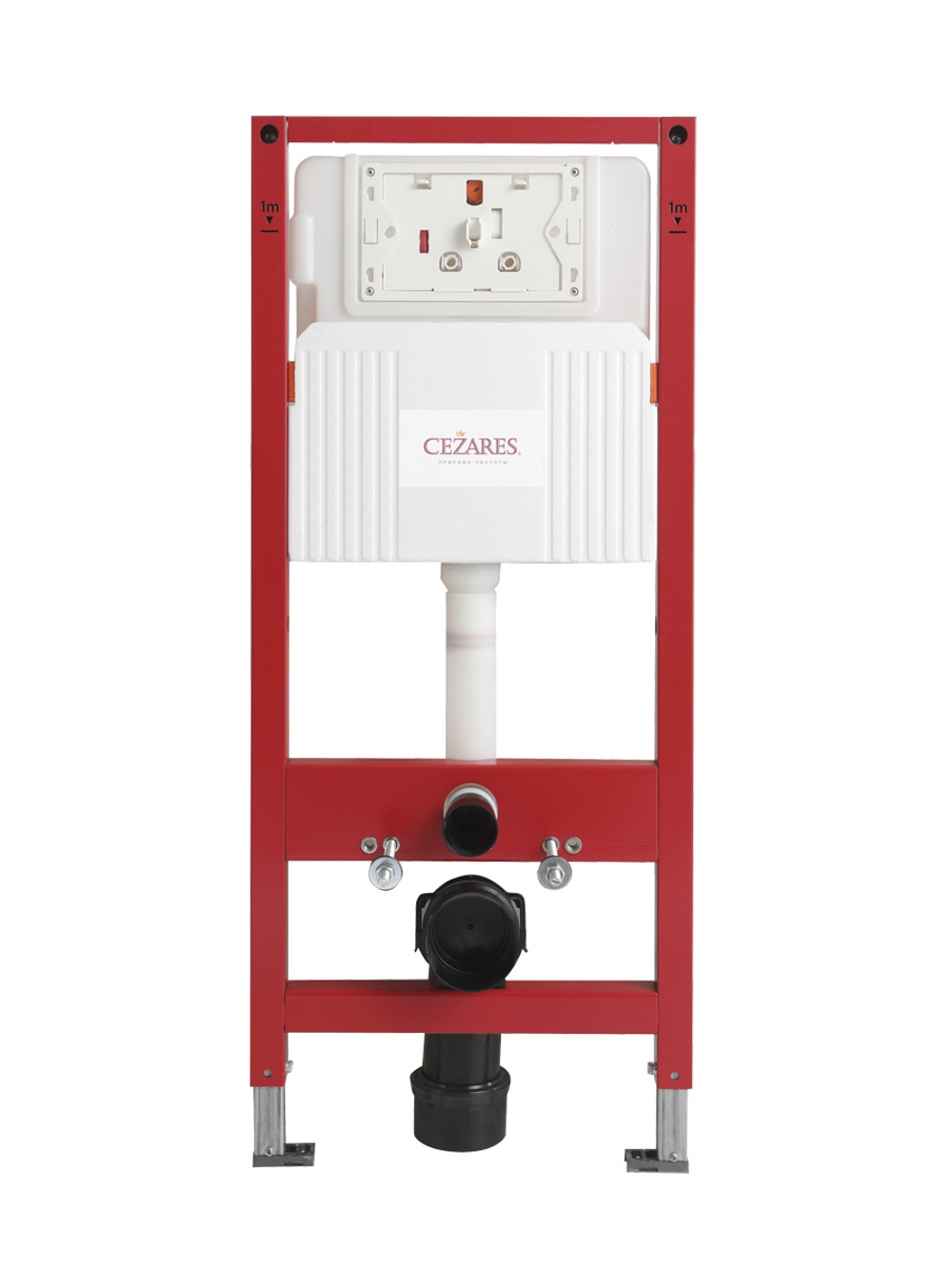 Инсталляция для подвесного унитаза Cezares CZR-301-S сенсорное управление
