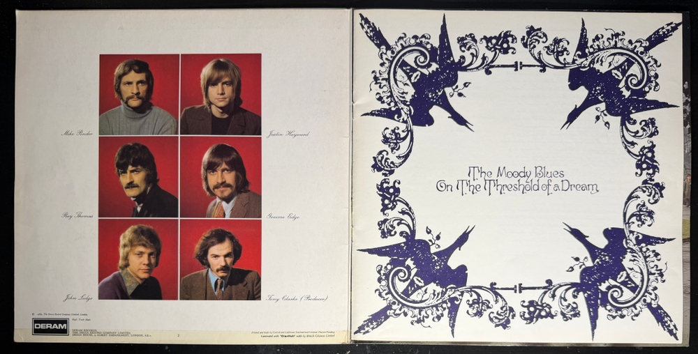 The Moody Blues - On The Threshold Of A Dream (Англия 1969г.)