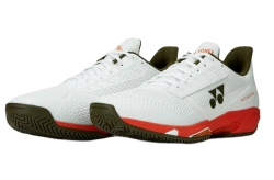 Мужские кроссовки теннисные Yonex Power Cushion AD-Accel - white/orange