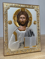 Спаситель, икона прямоугольная без рамки, красное дерево 120х160