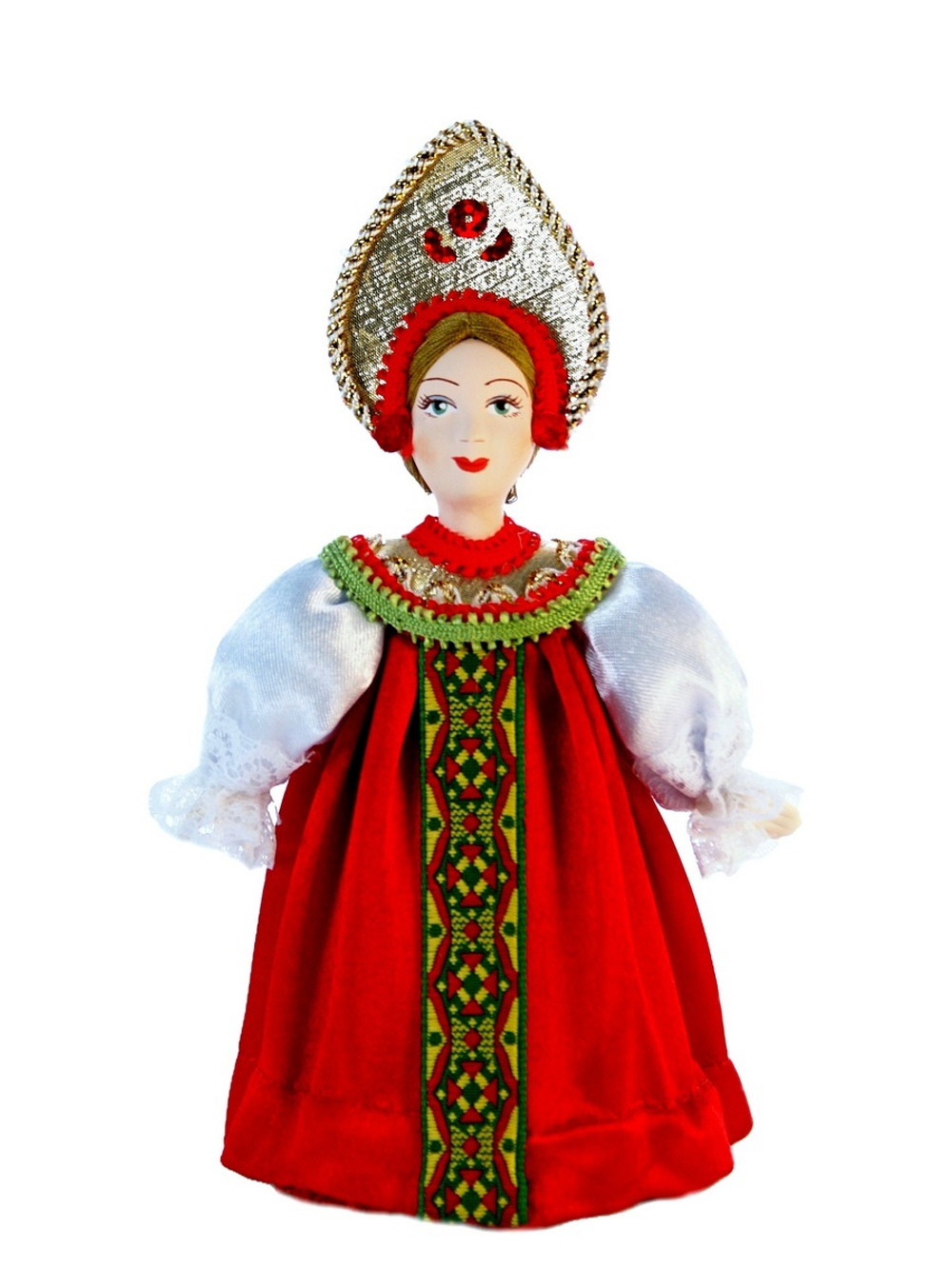 Кукла коллекционная в русском народном костюме