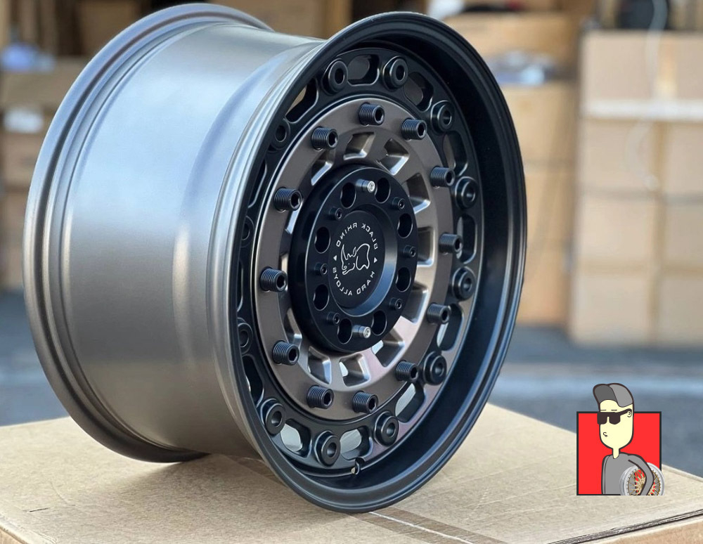 Комплект дисков Fuel Off-Road Black Rhino 16x8 et0 6x139.7