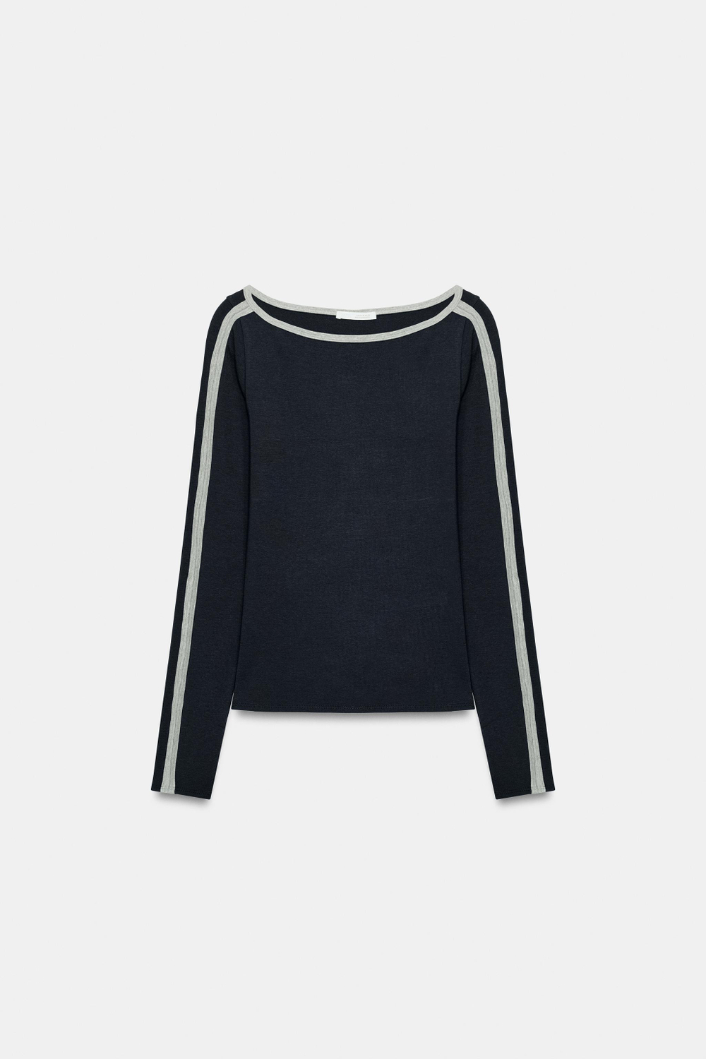 ZARA ЛОНГСЛИВ С ЛАМПАСАМИ, СЕРЫЙ/СИНИЙ