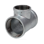 Тройник переходной чугун оц Ду 25х15 (1"х1/2") ВР/ВР Fittex PLUS