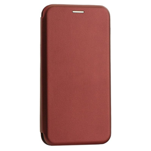 Чехол-книжка Samsung Galaxy A11/M11 Fashion Case кожаная боковая малиновая