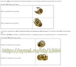Переходник угловой SMA-SMA “М-П”