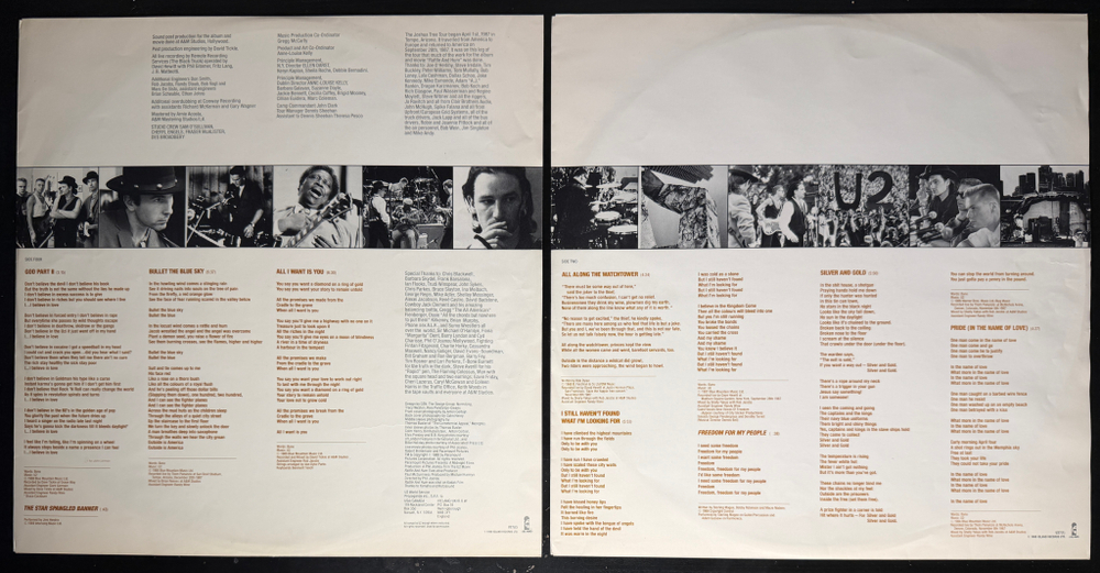 U2 - Rattle And Hum 2LP (Скандинавия 1988г.)